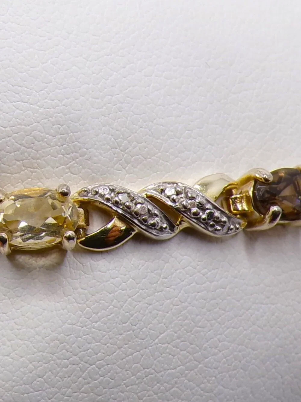 Multi-Gemstone Bracelet – 925 Sterling Silver with Gold Finish